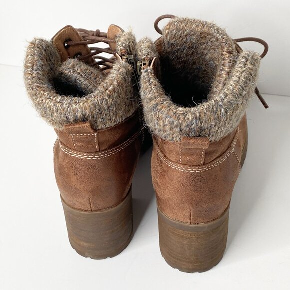 Carlos Women's Glynn Fashion Boot 9.5 M Tan Brown Winter Cuff - Picture 10 of 11